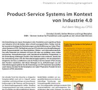 Product-Service Systems im Kontext von Industrie 4.0
